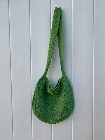 Handmade crochet crossbody handbag