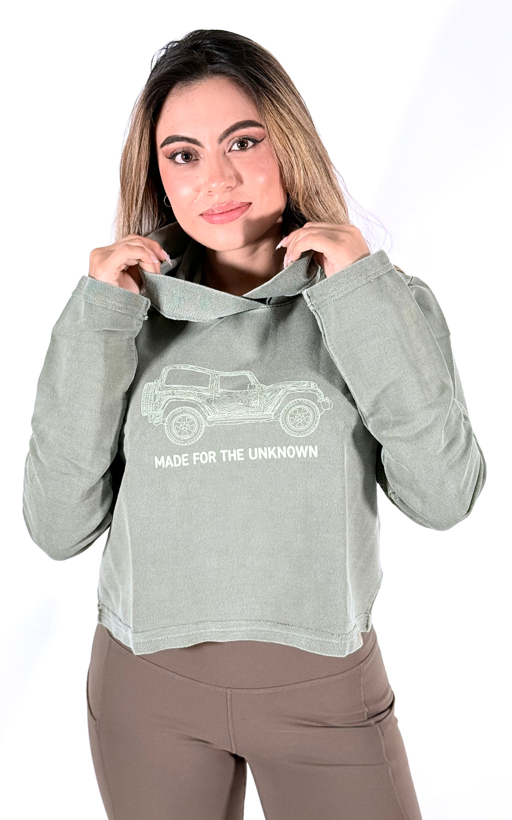 Women's Organic Cotton Cropped Hoodie