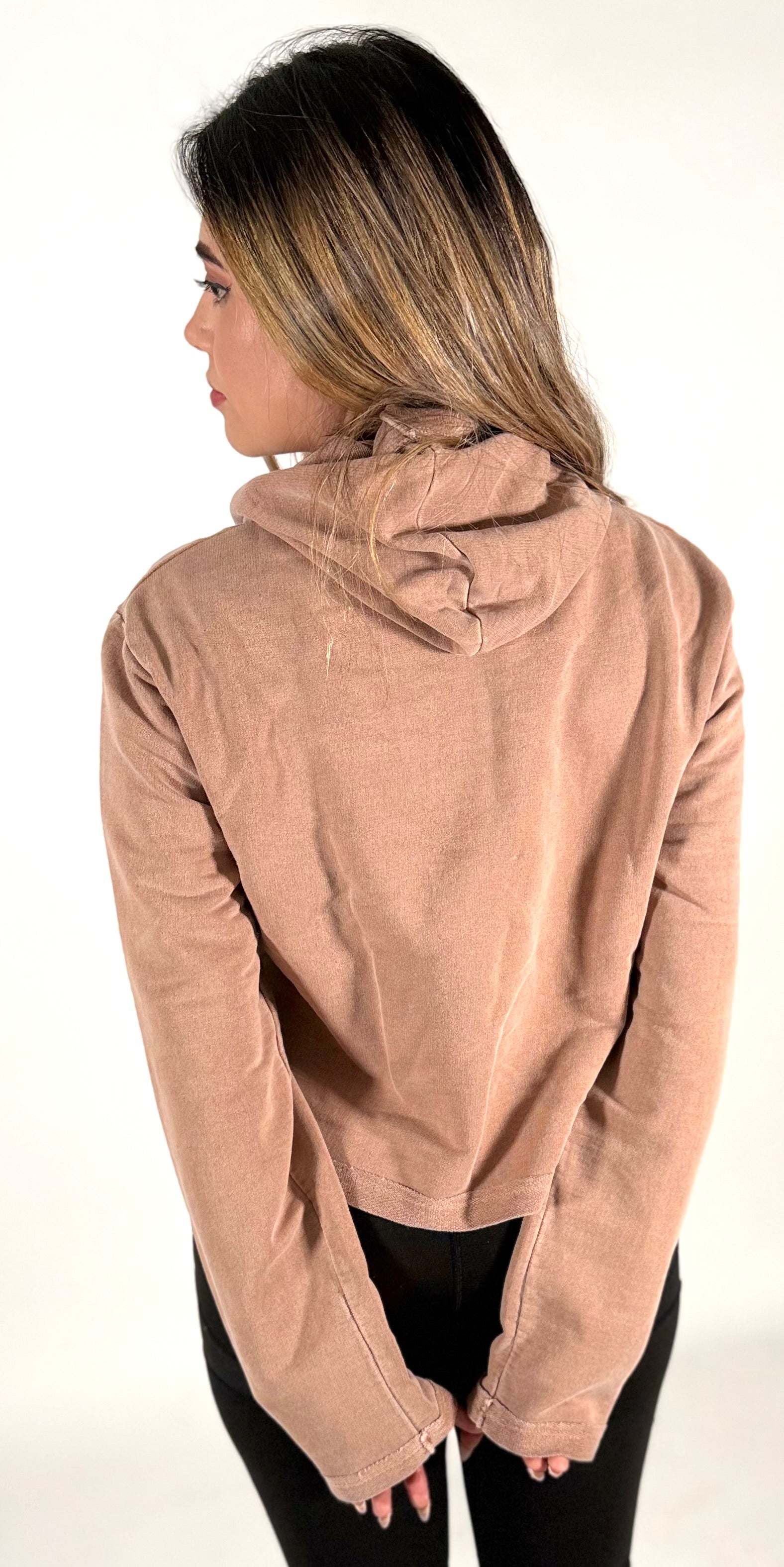 Women's Organic Cotton Cropped Hoodie