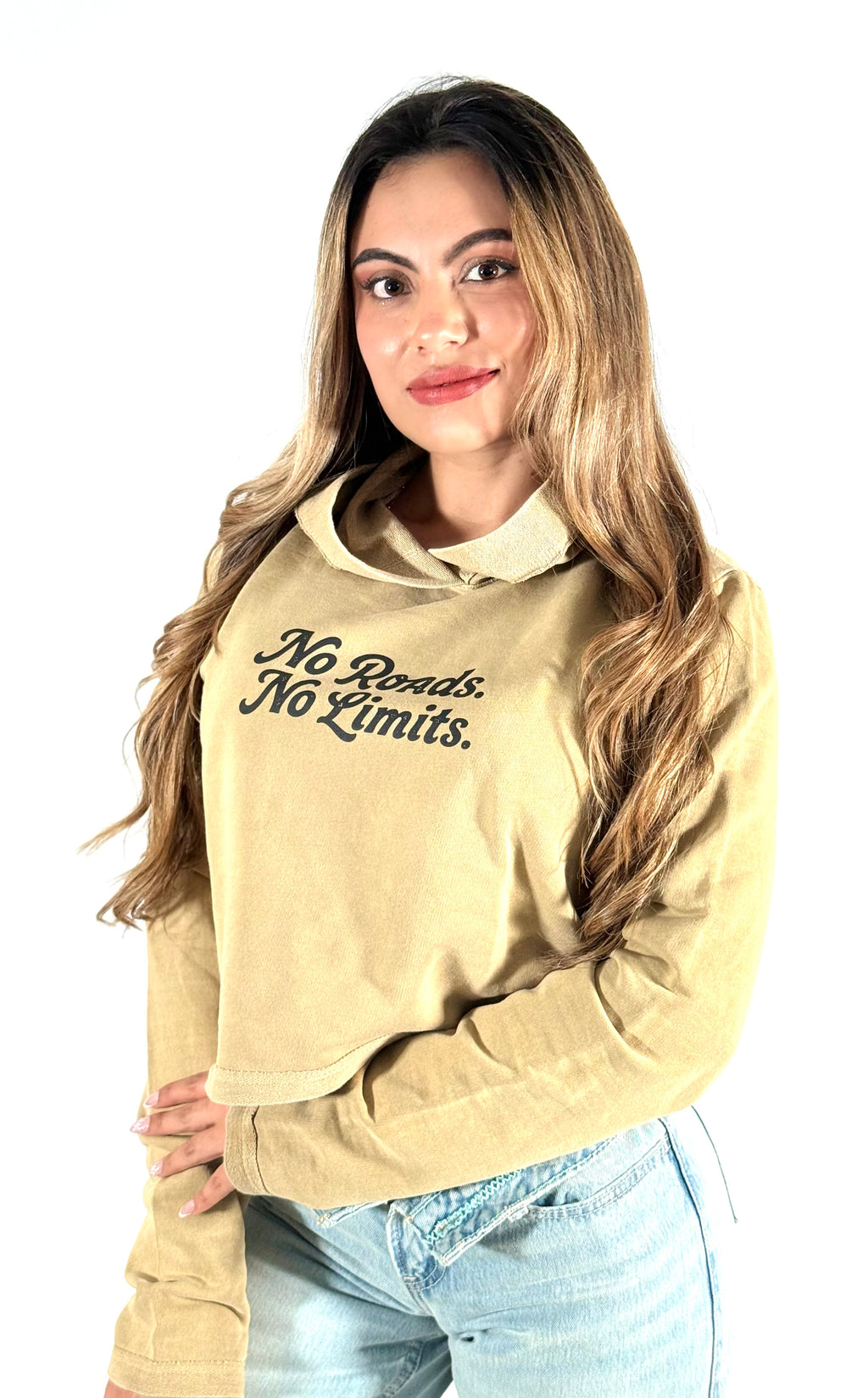 Women's Organic Cotton Cropped Hoodie