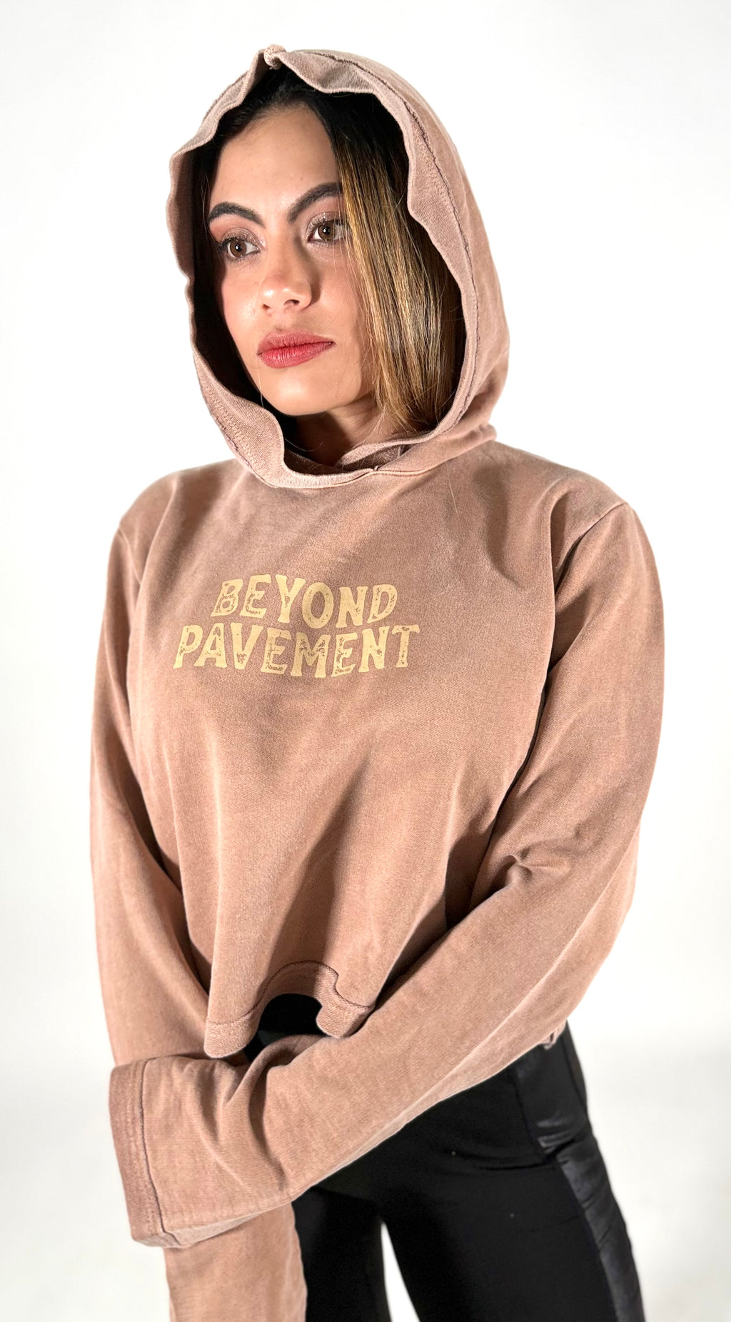 Women's Organic Cotton Cropped Hoodie