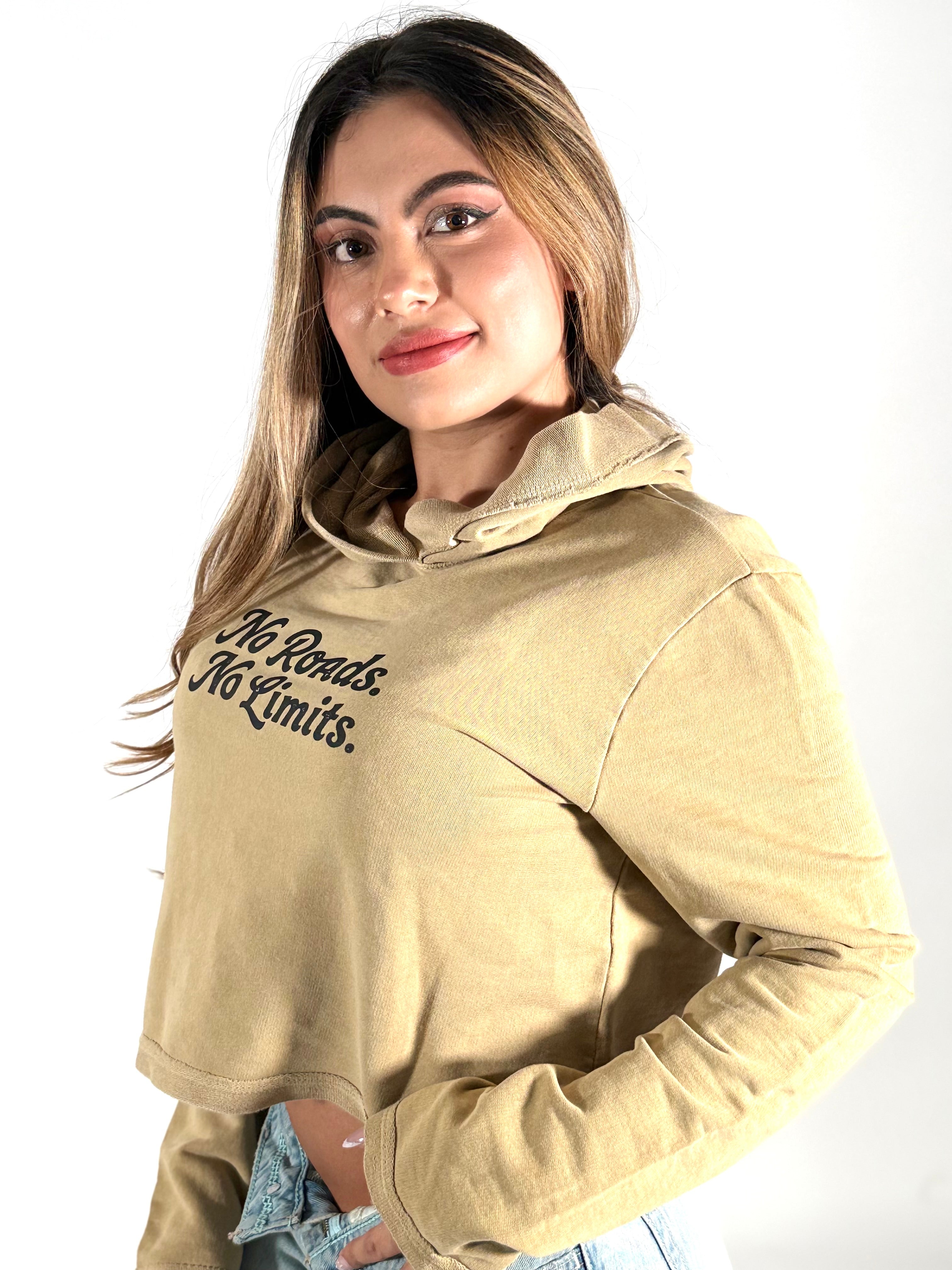 Women's Organic Cotton Cropped Hoodie
