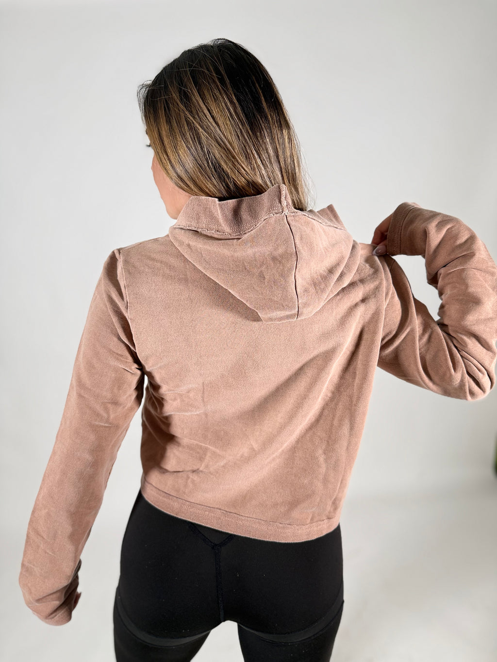 Women's Organic Cotton Cropped Hoodie