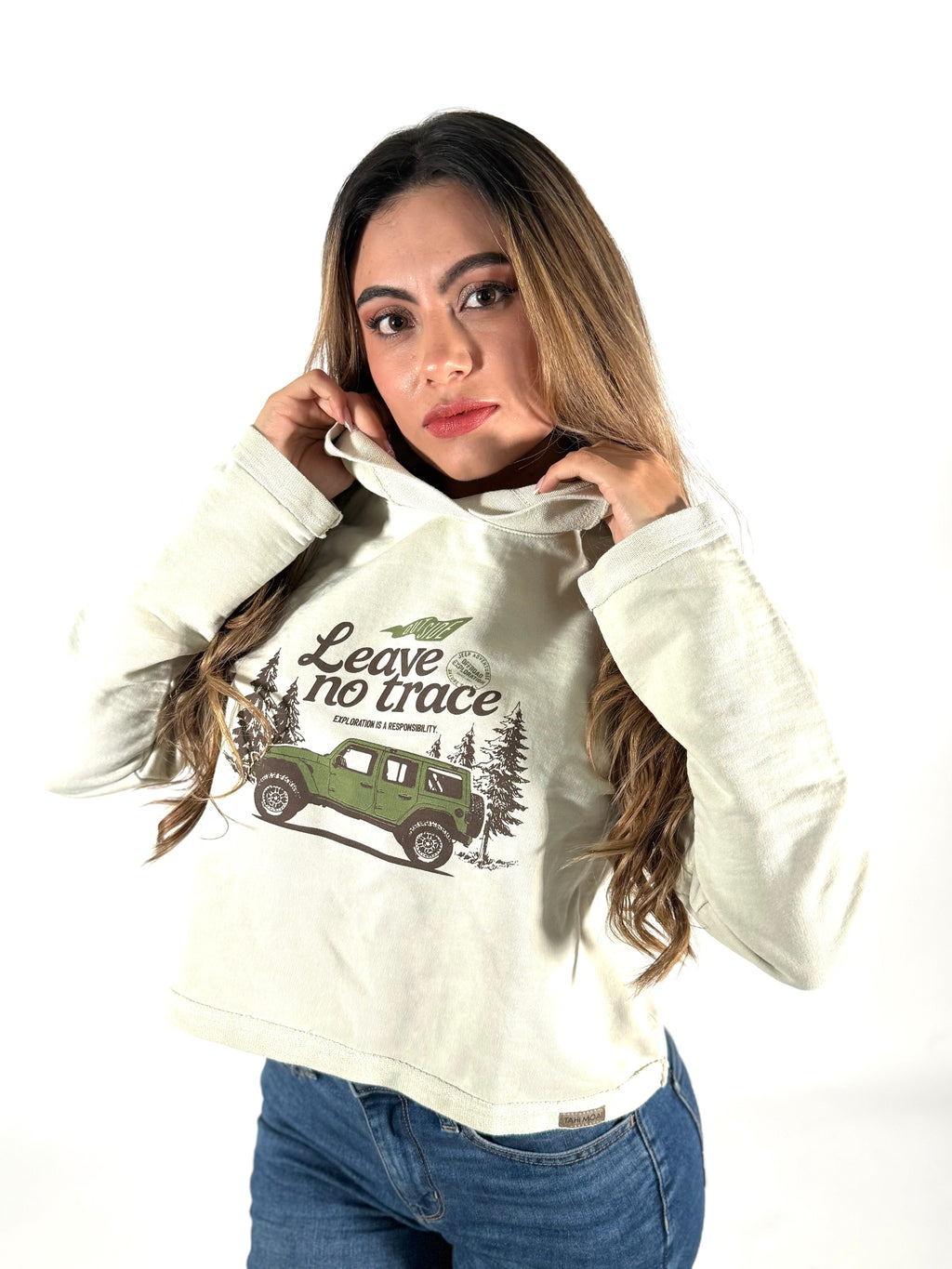Women's Organic Cotton Cropped Hoodie