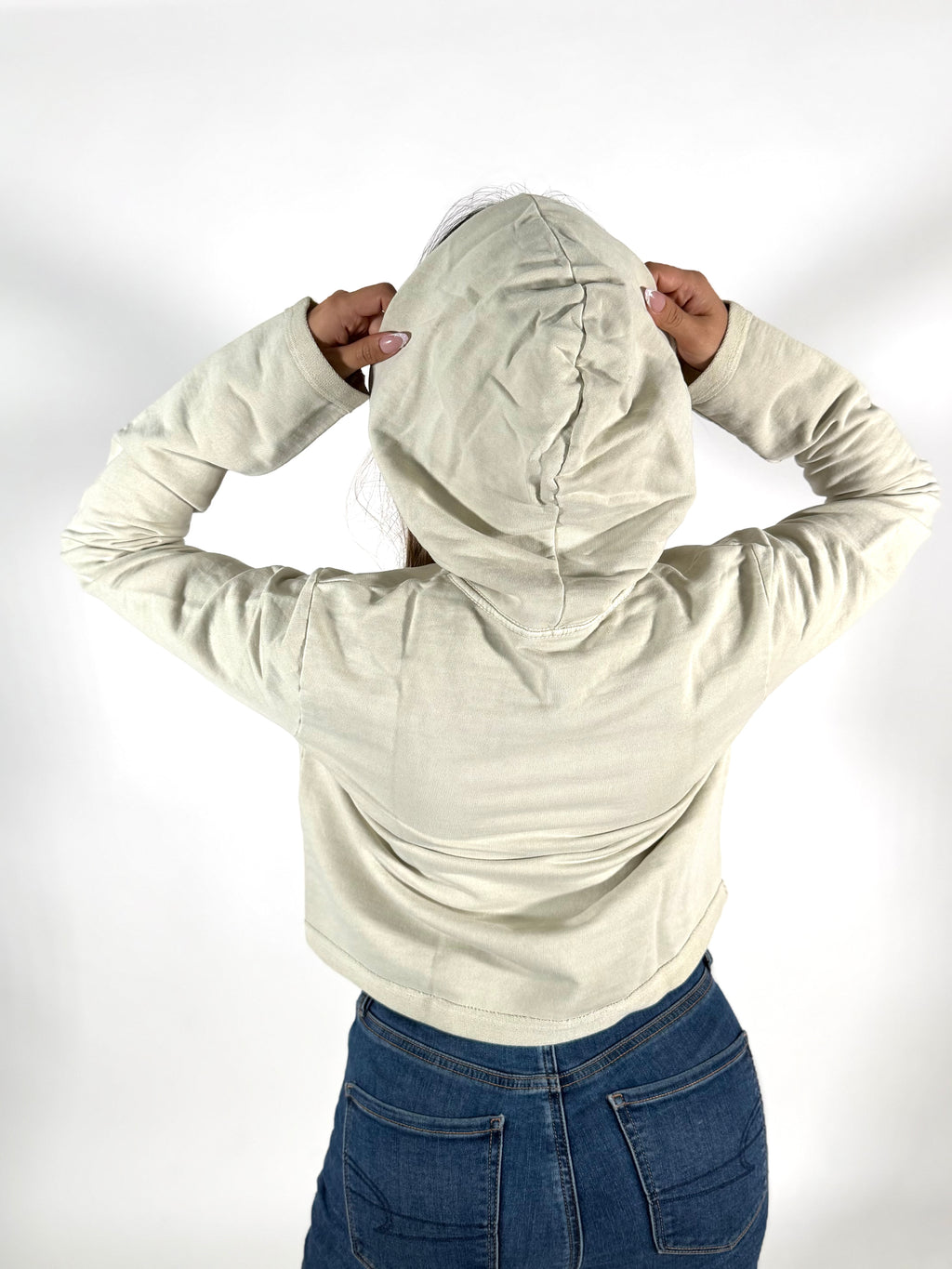 Women's Organic Cotton Cropped Hoodie