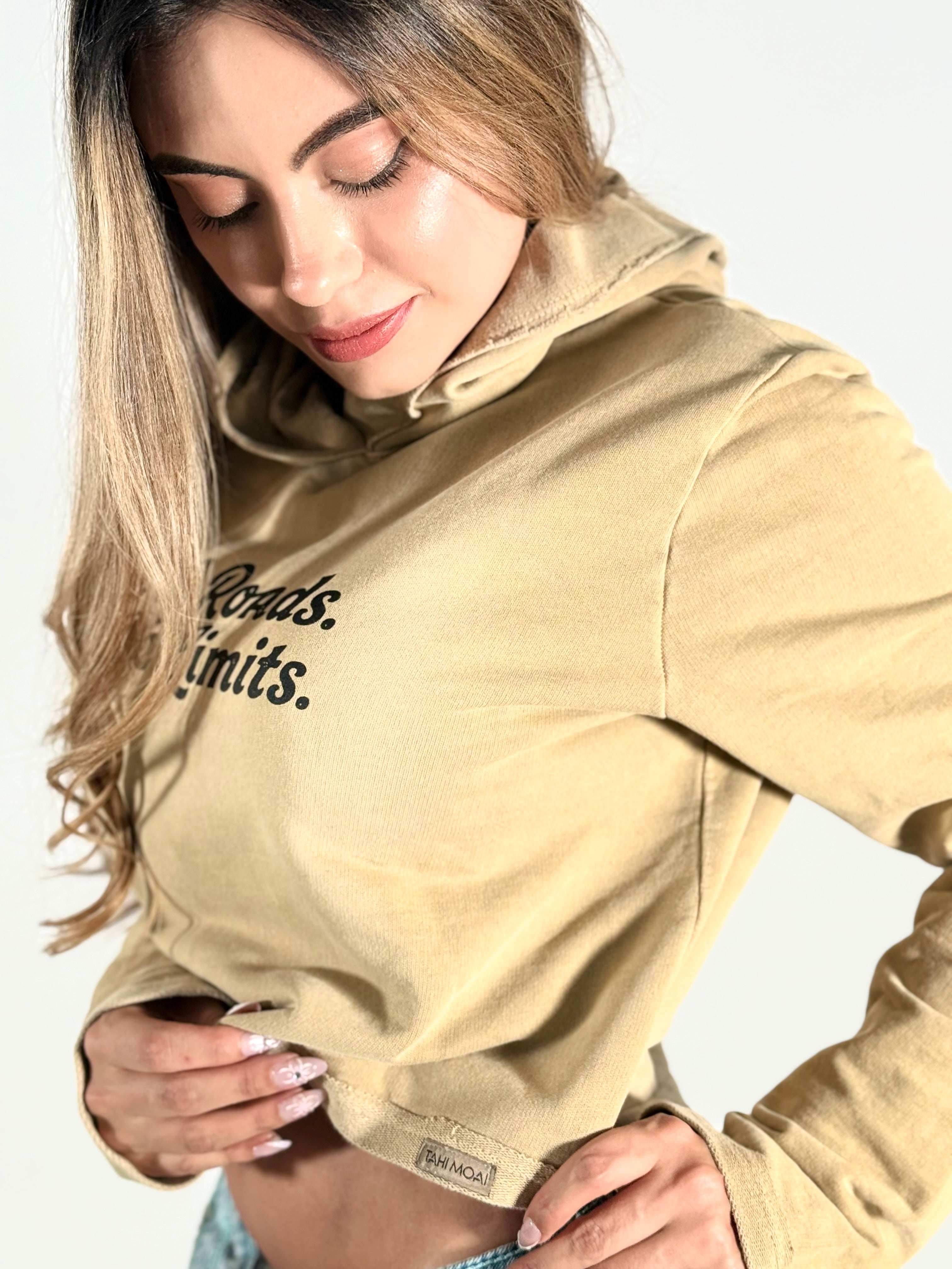 Women's Organic Cotton Cropped Hoodie