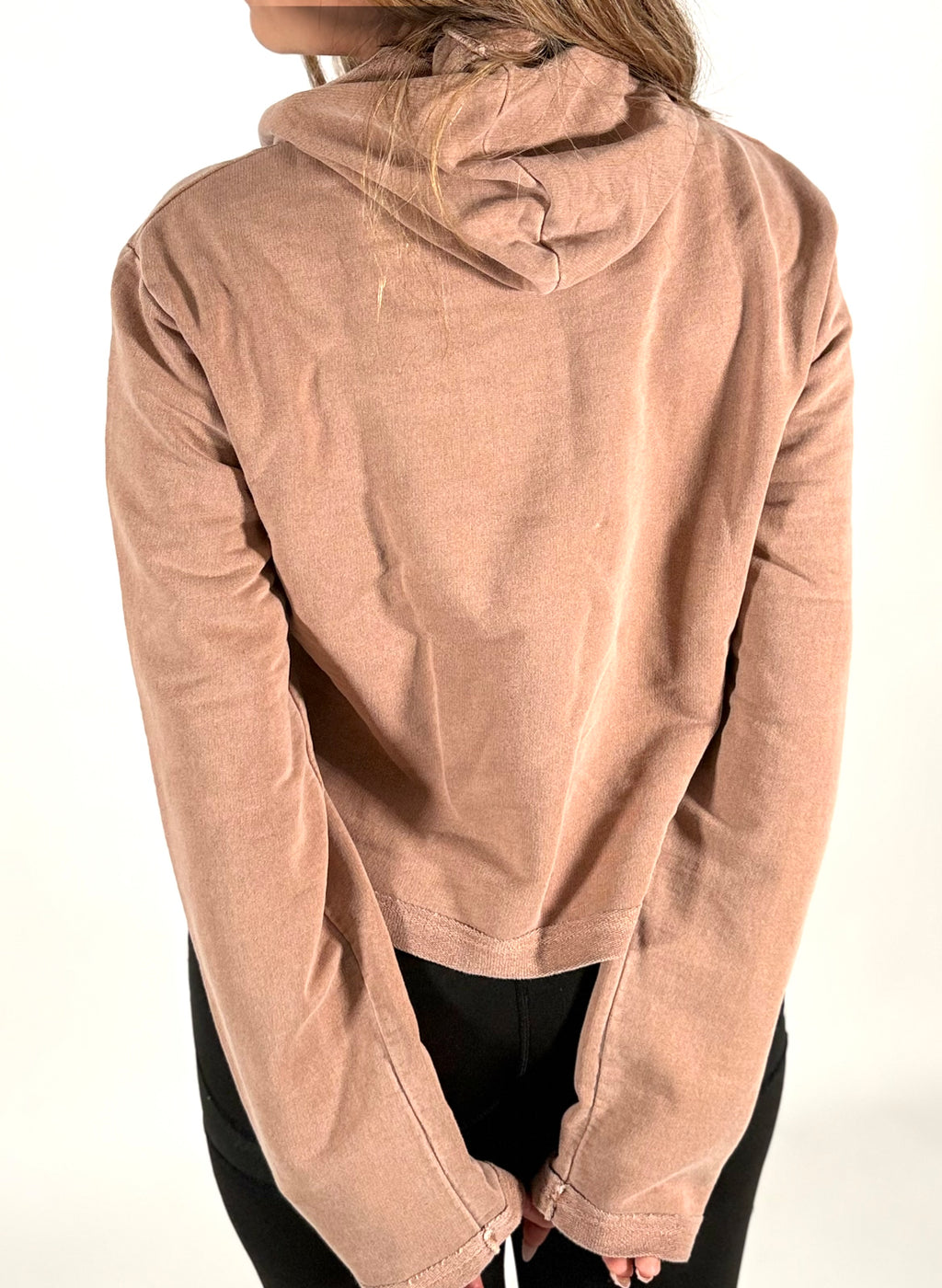 Women's Organic Cotton Cropped Hoodie