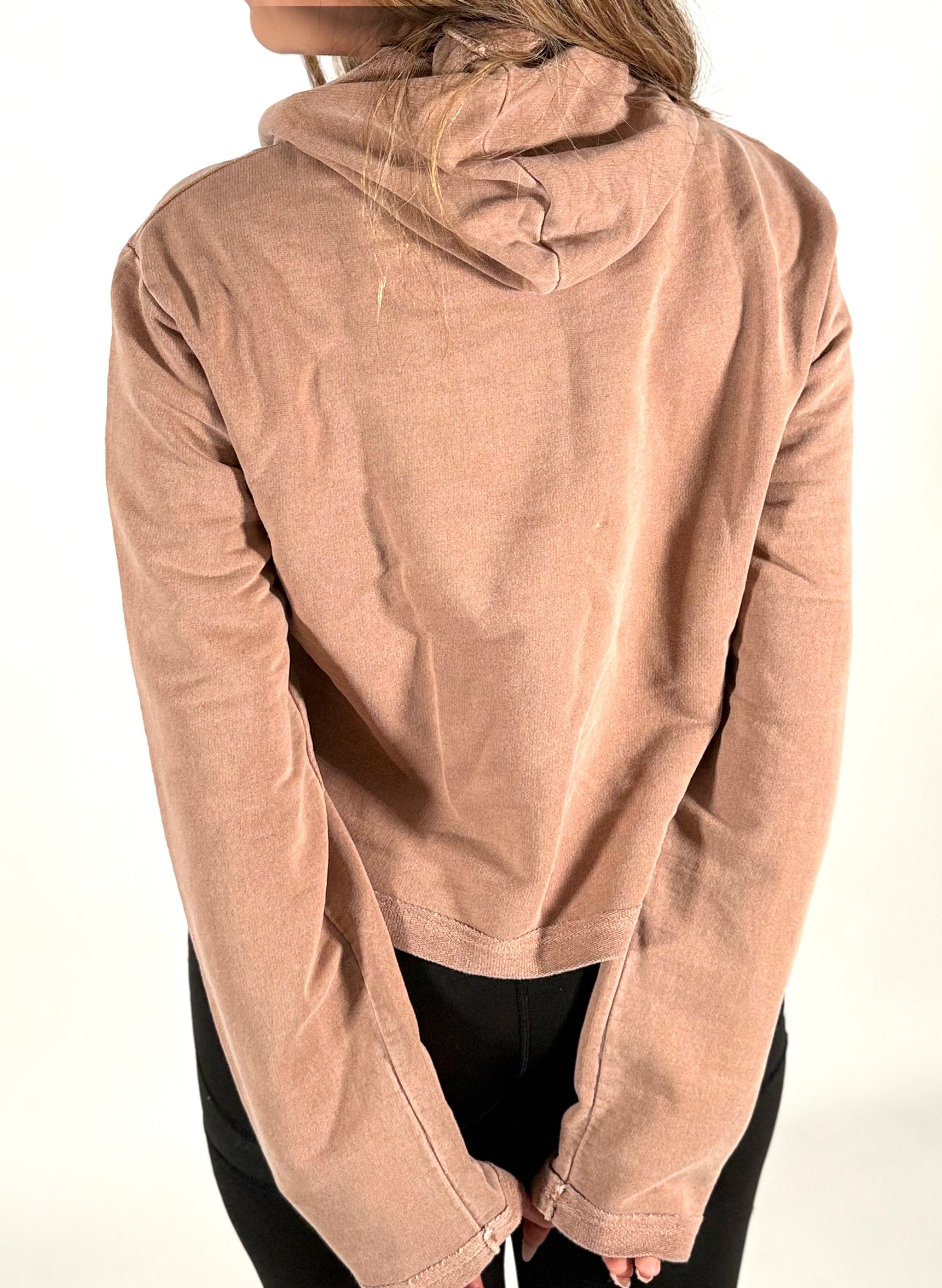 Women's Organic Cotton Cropped Hoodie