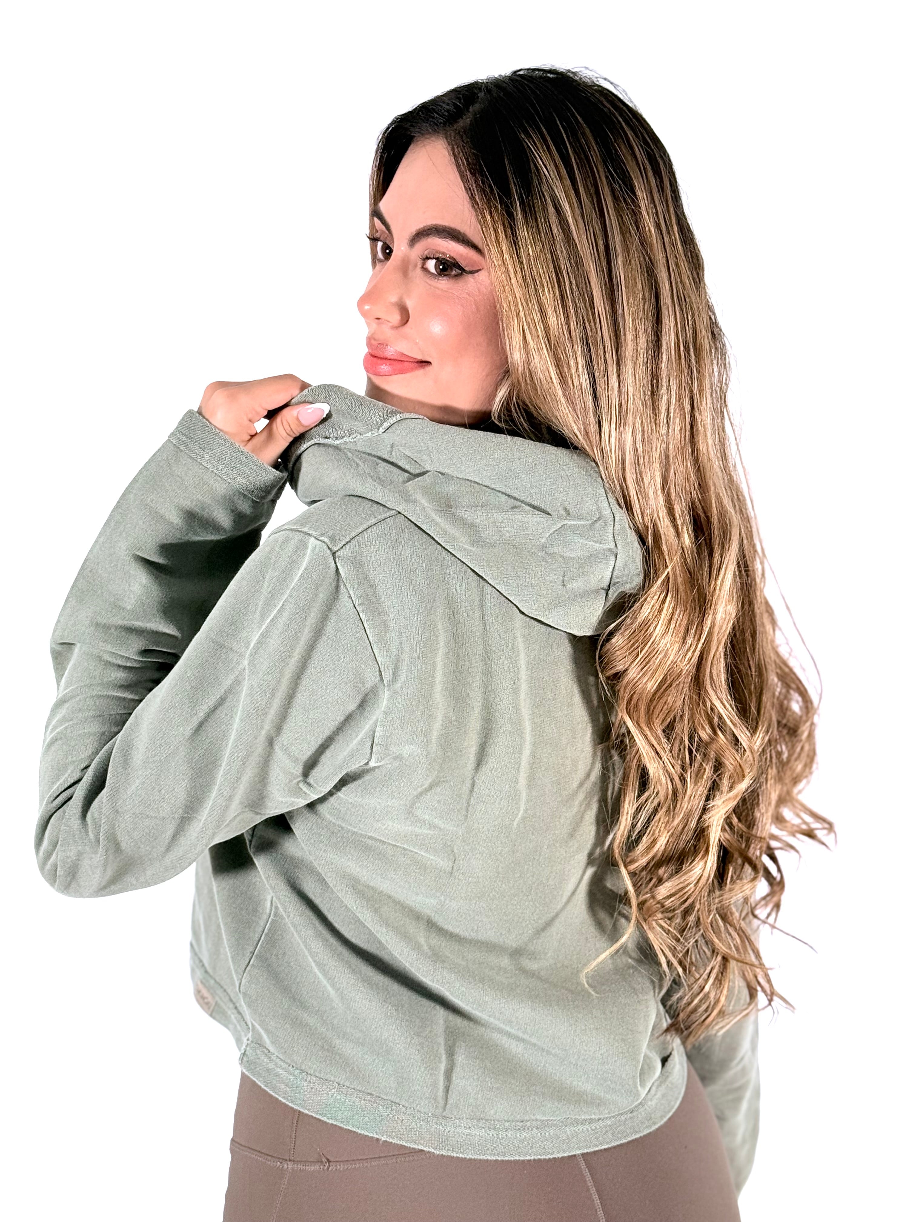 Women's Organic Cotton Cropped Hoodie