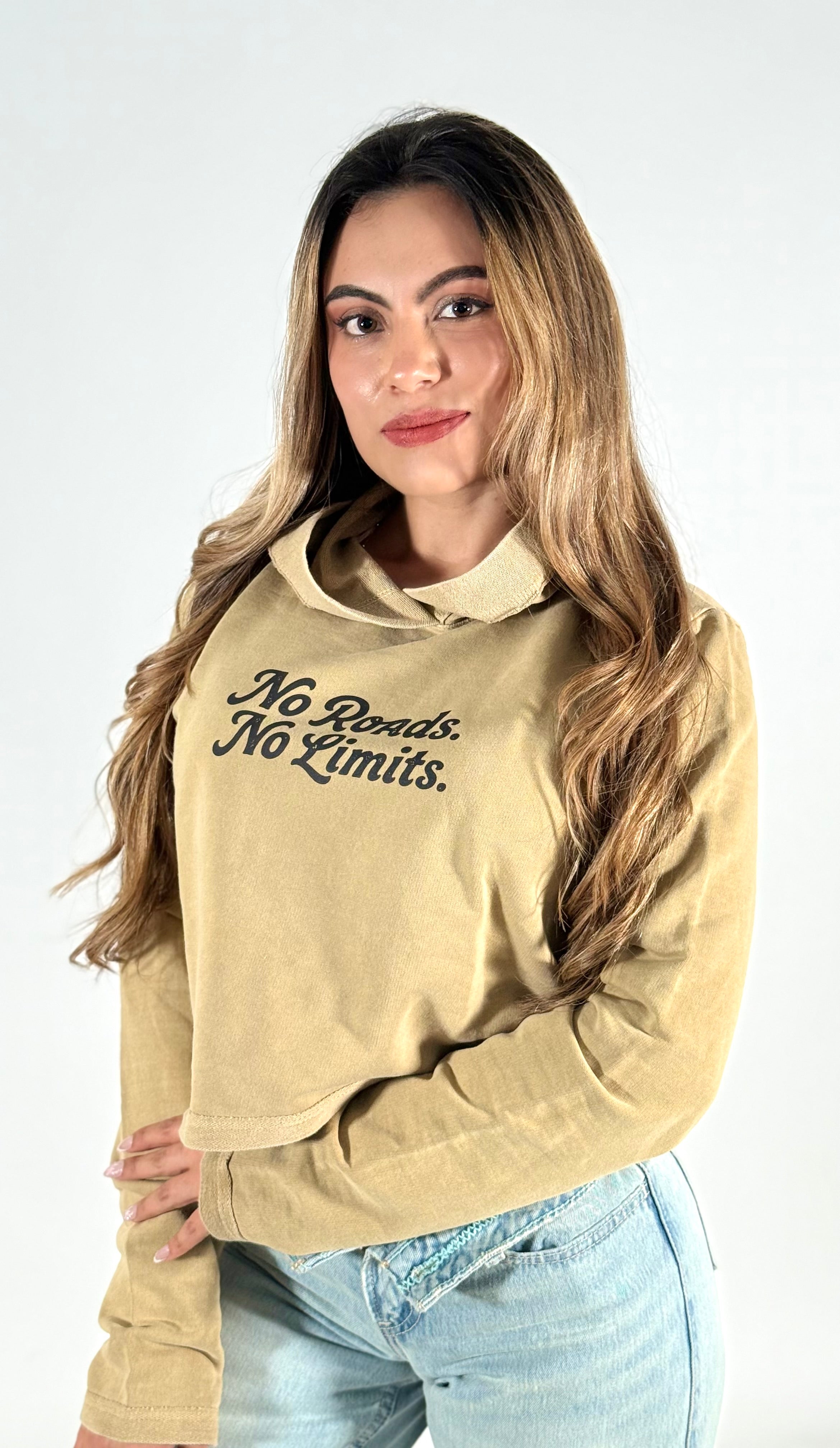 Women's Organic Cotton Cropped Hoodie
