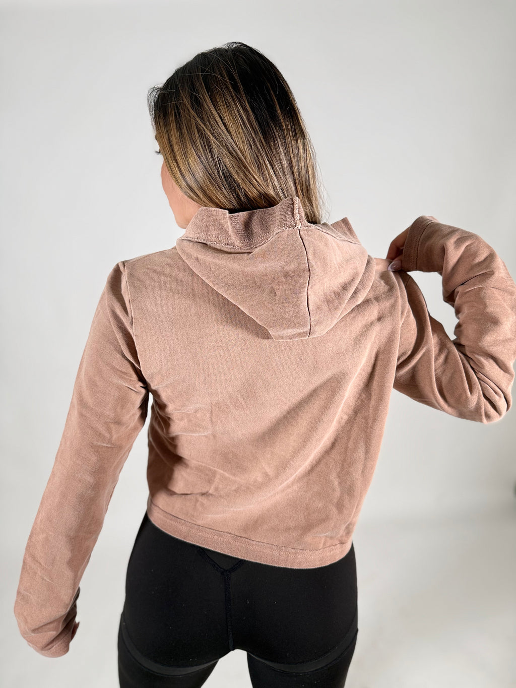 Women's Organic Cotton Cropped Hoodie