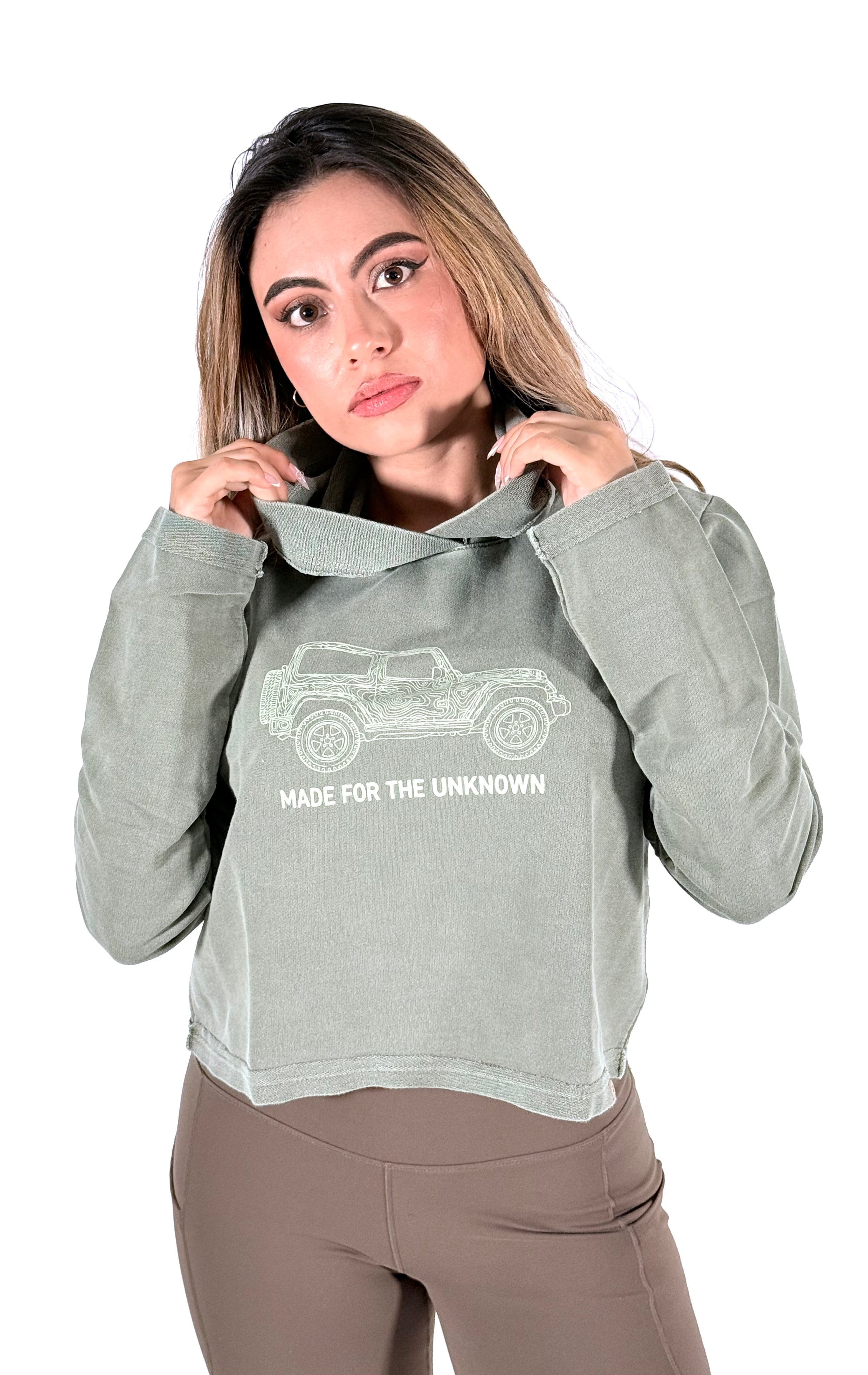 Women's Organic Cotton Cropped Hoodie