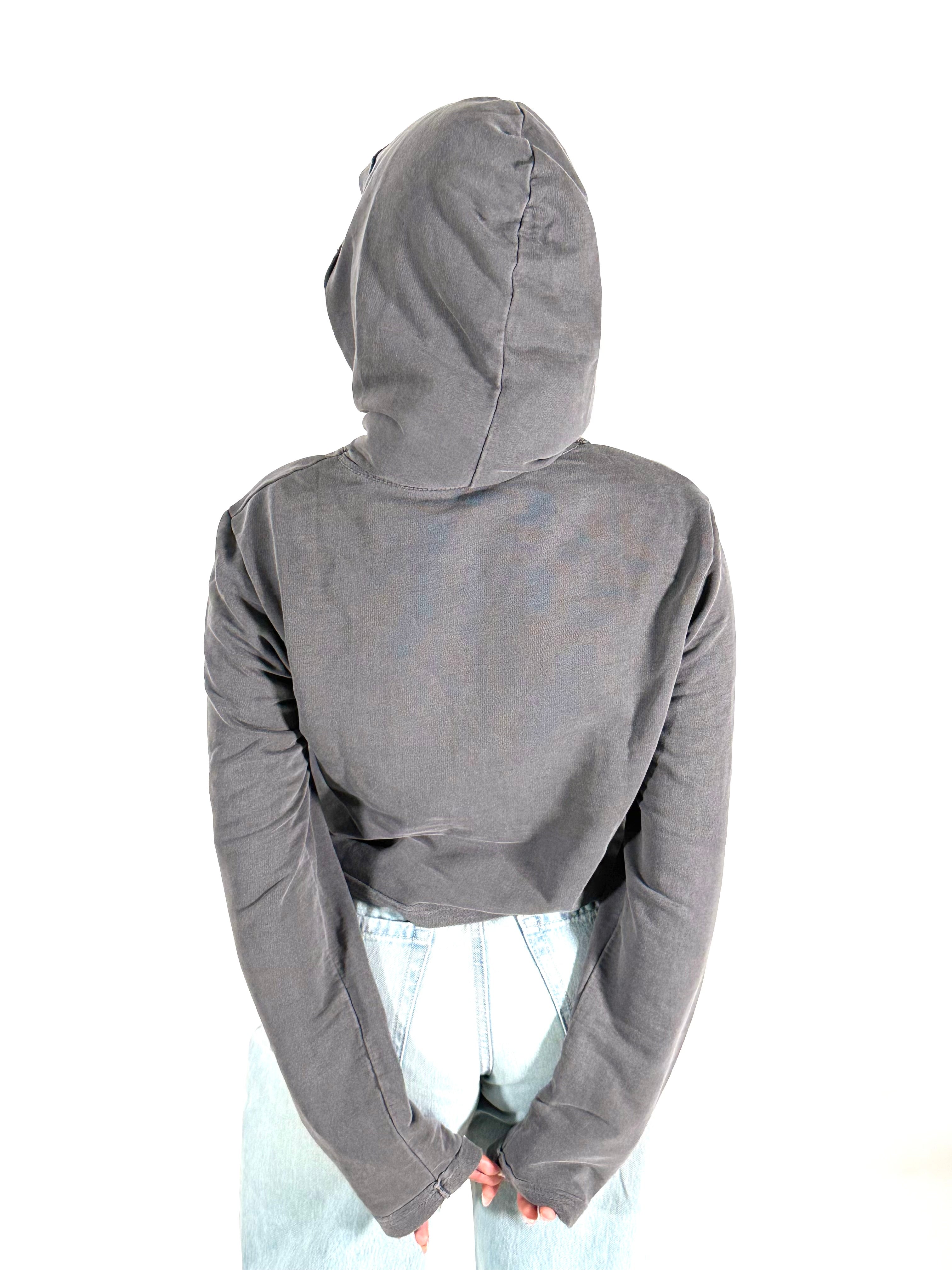 Women's Organic Cotton Cropped Hoodie
