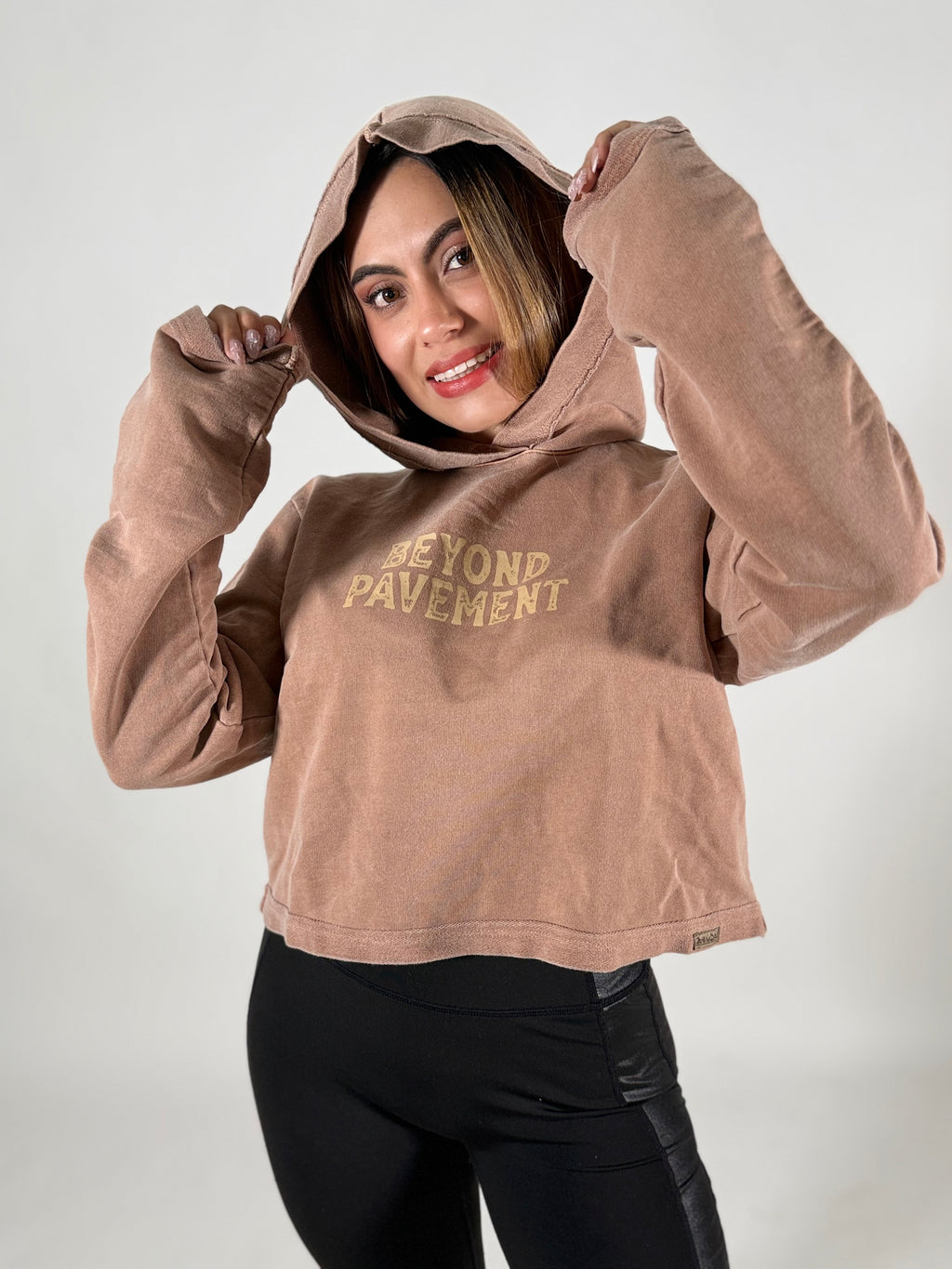 Women's Organic Cotton Cropped Hoodie