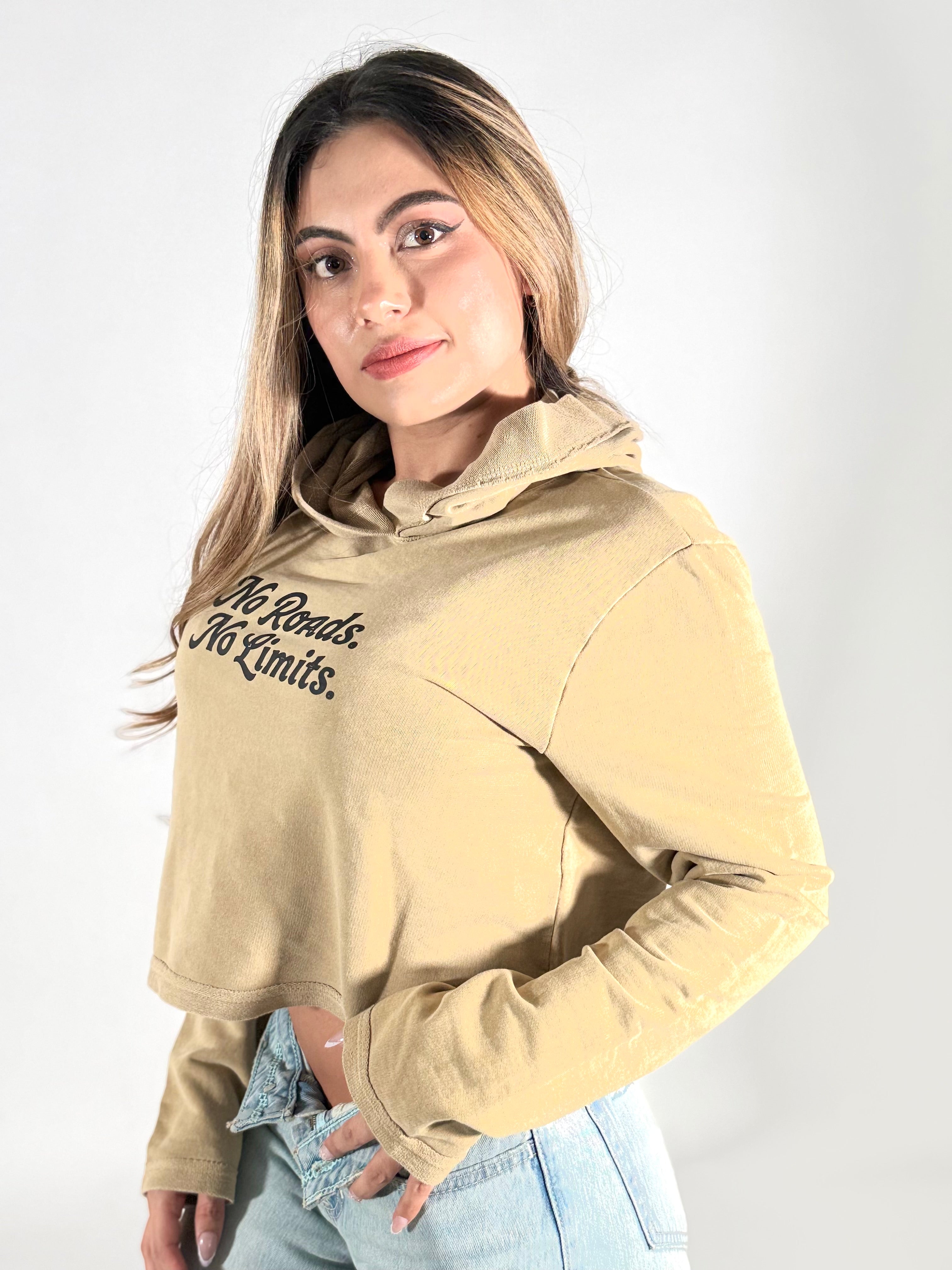 Women's Organic Cotton Cropped Hoodie