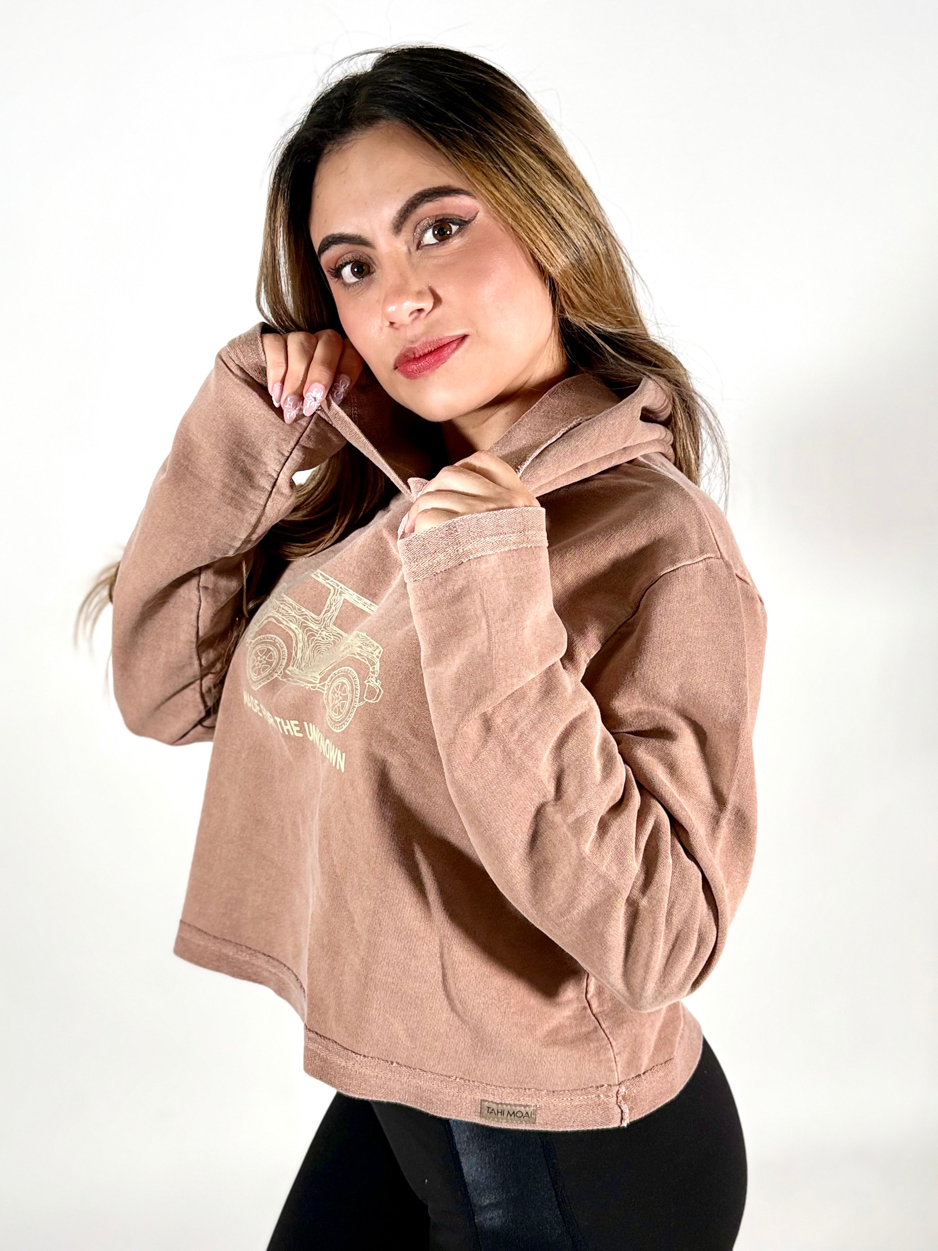 Women's Organic Cotton Cropped Hoodie