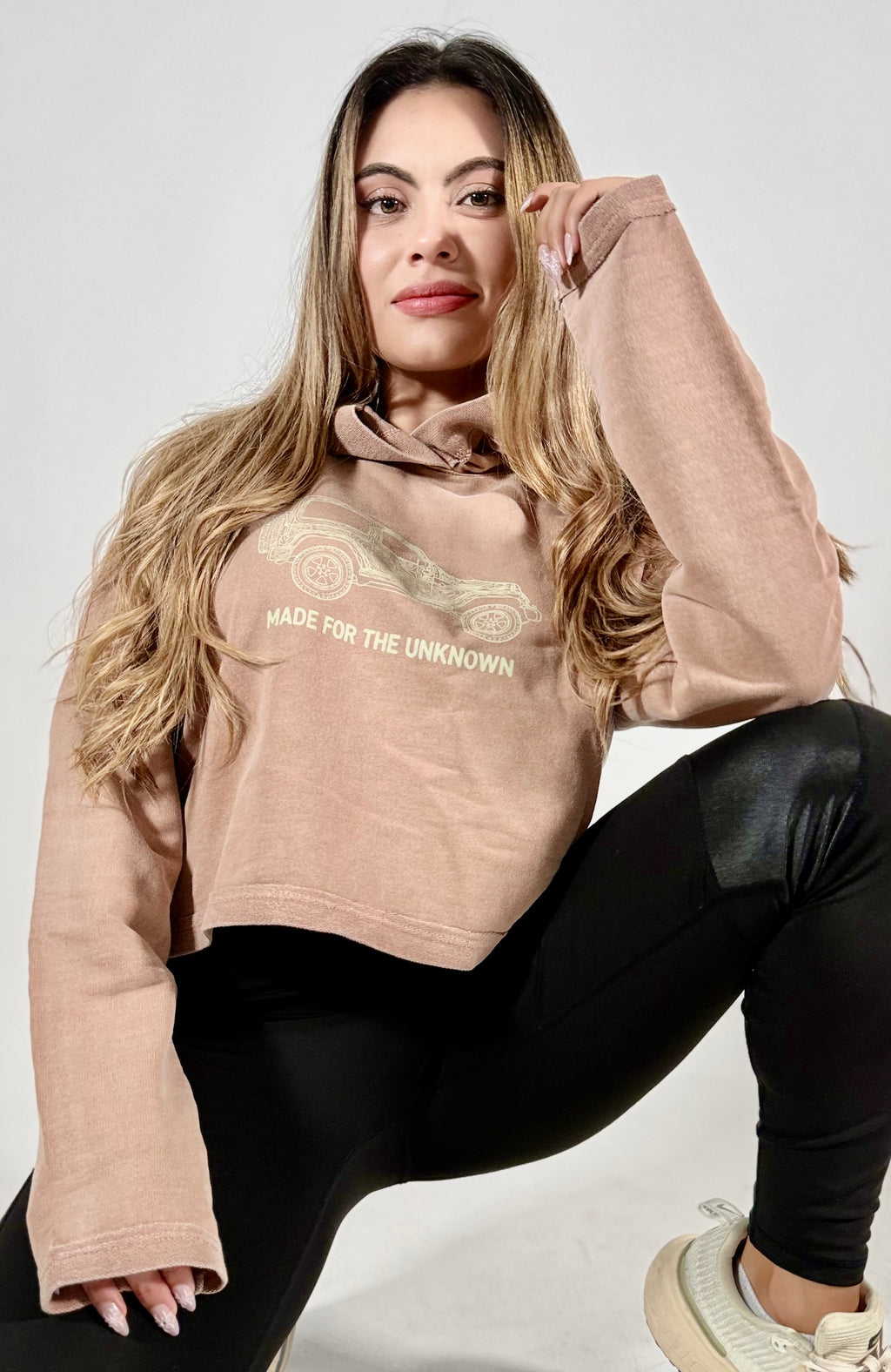 Women's Organic Cotton Cropped Hoodie