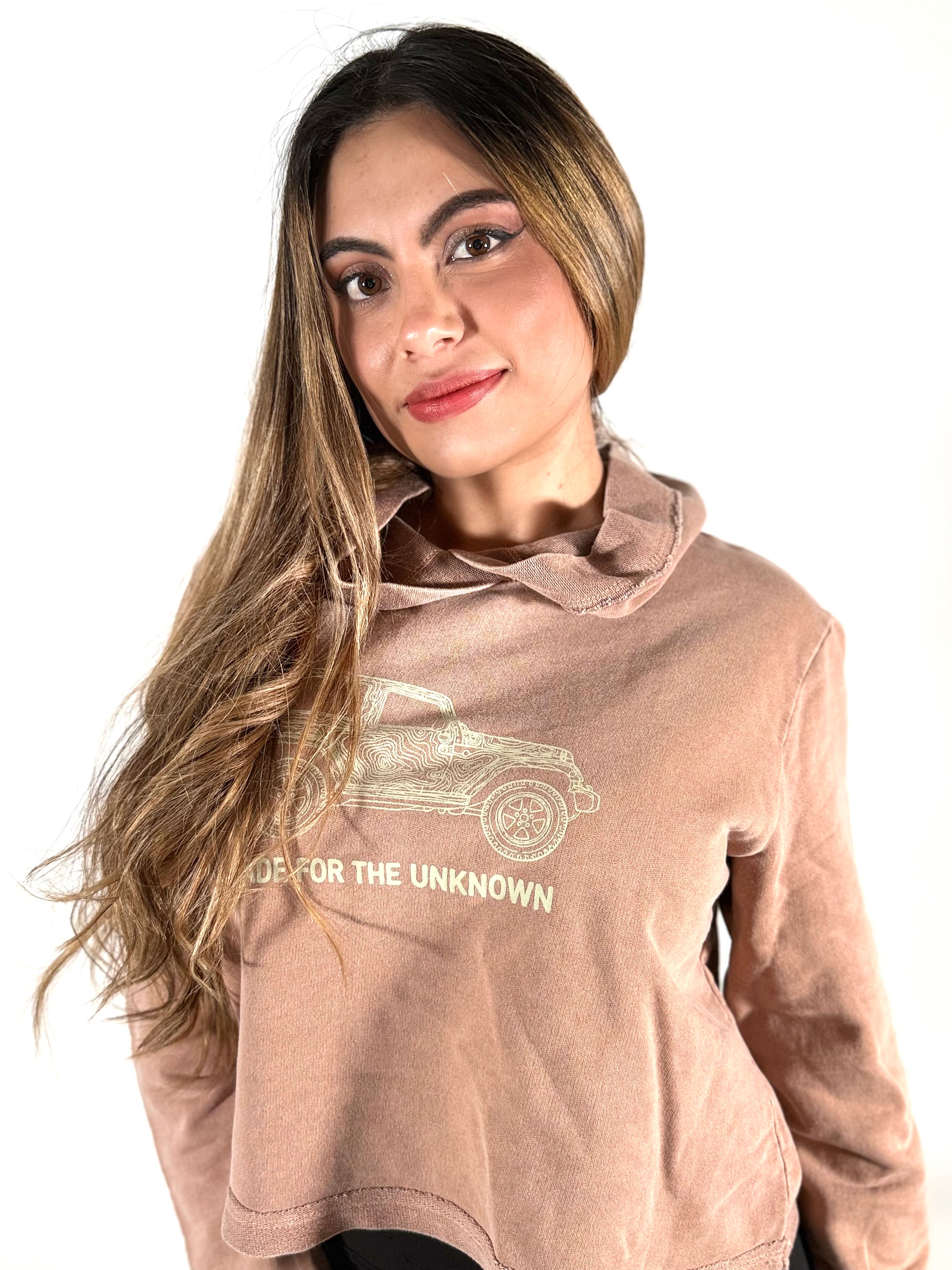 Women's Organic Cotton Cropped Hoodie
