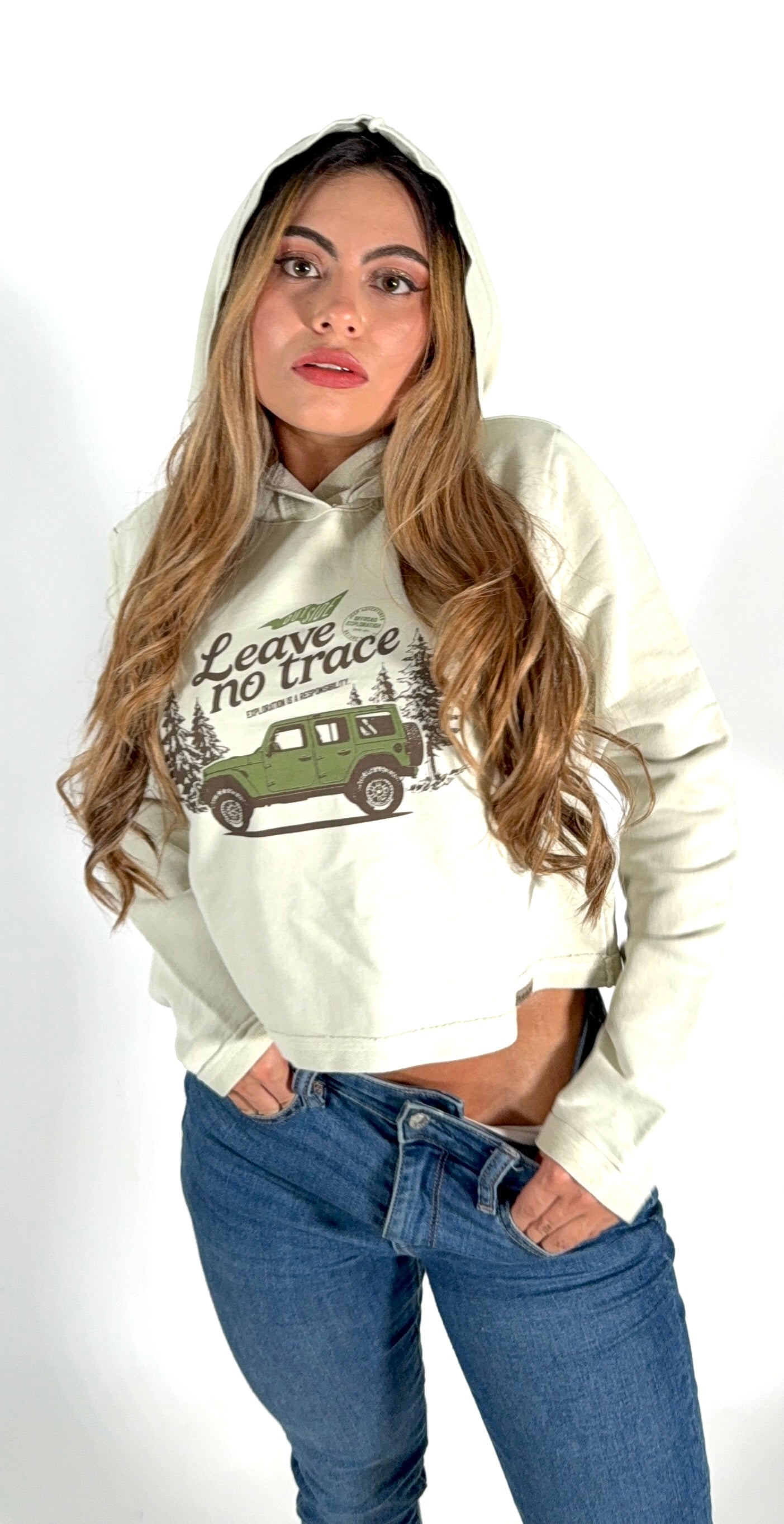 Women's Organic Cotton Cropped Hoodie