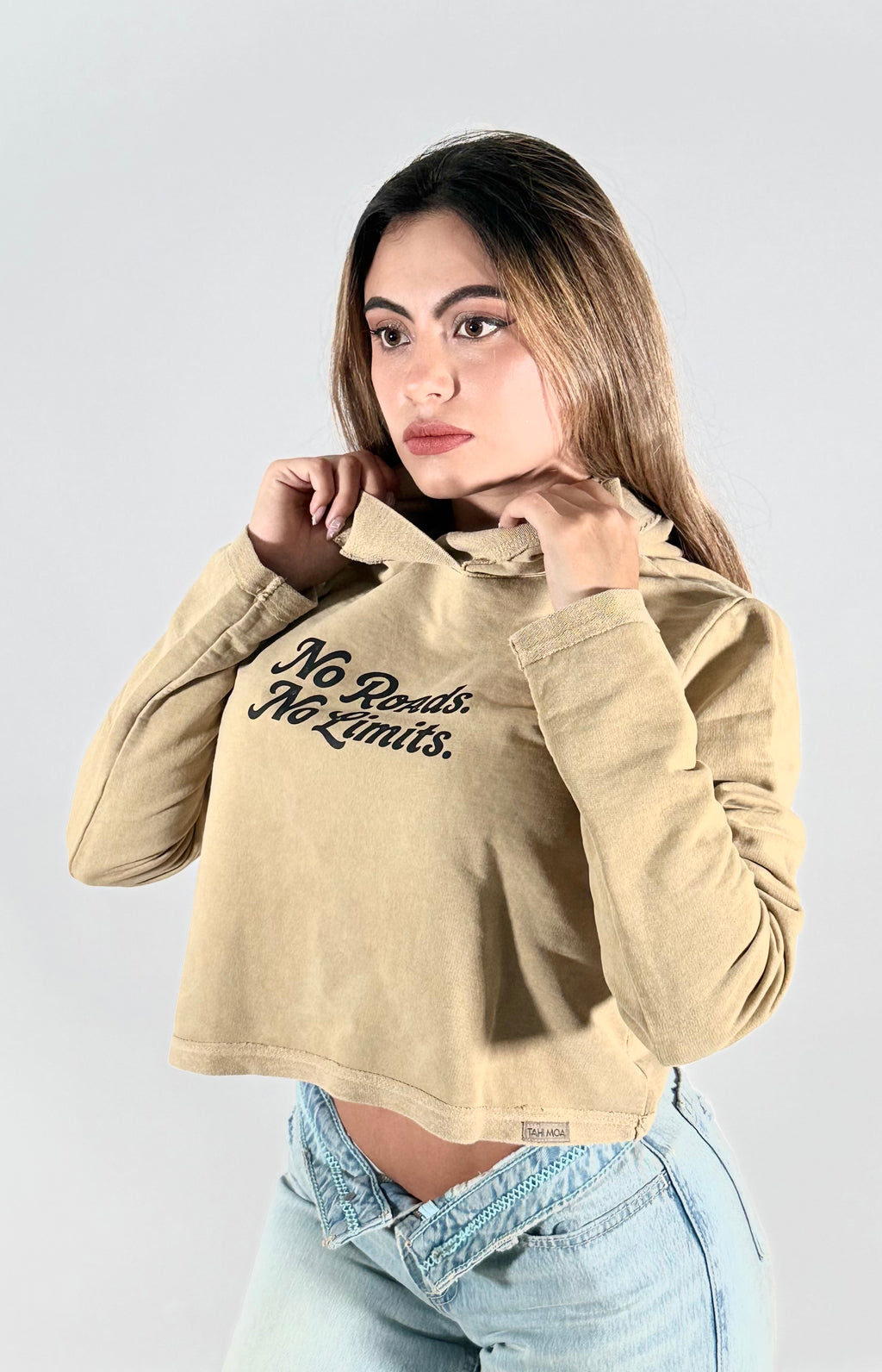 Women's Organic Cotton Cropped Hoodie