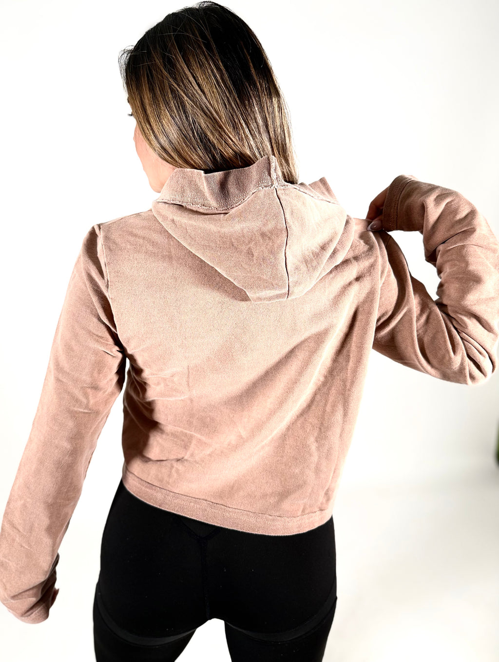 Women's Organic Cotton Cropped Hoodie