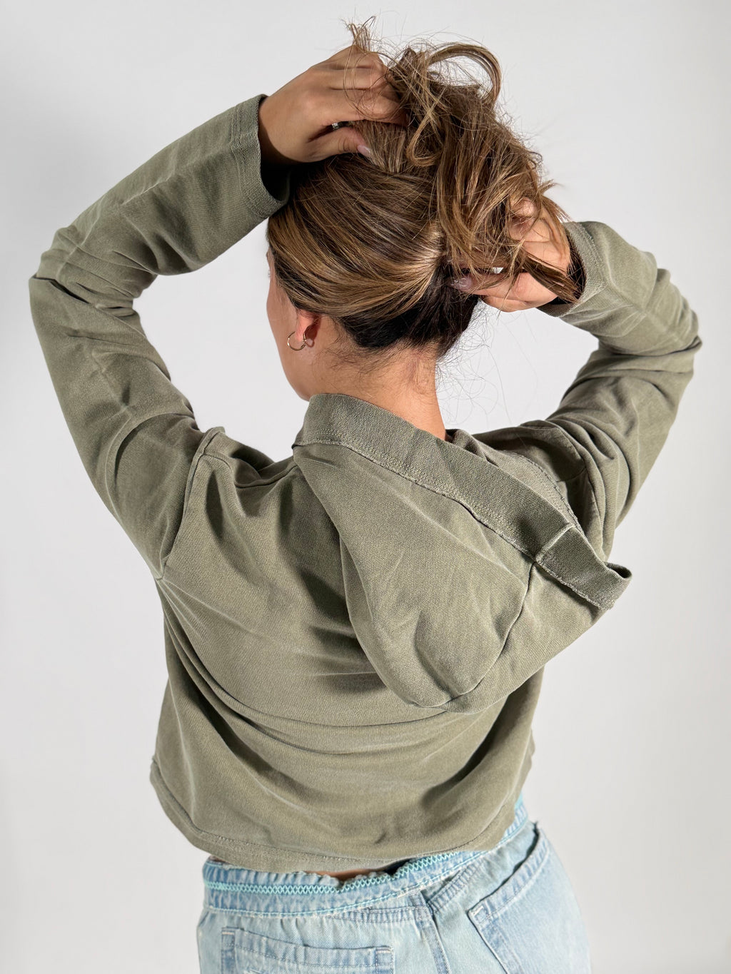 Women's Organic Cotton Cropped Hoodie