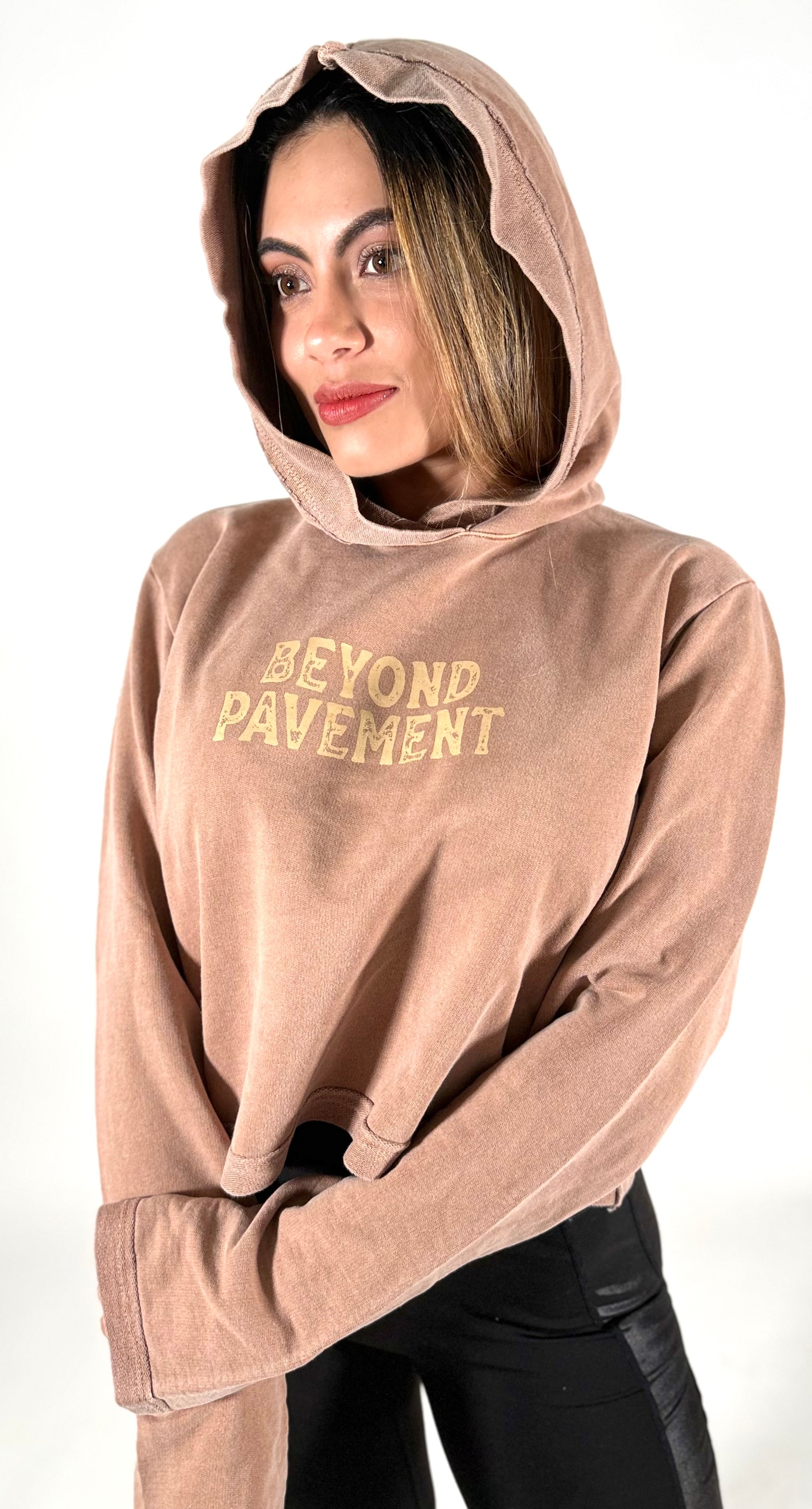 Women's Organic Cotton Cropped Hoodie