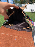 Natural cork and thread backpack