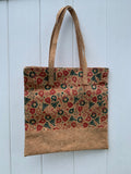 Natural cork christmas design hand / shoulder bag