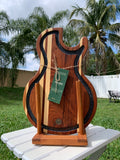 Guitar figure cutting board