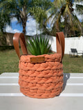 Handmade crochet baskets