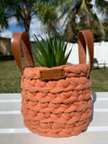 Handmade crochet baskets