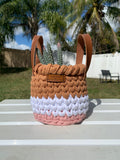 Handmade crochet baskets