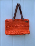 Handmade crochet handbag