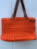 Handmade crochet handbag