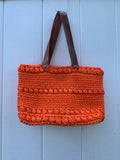 Handmade crochet handbag