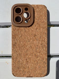 Natural cork iphone 14 case