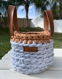 Handmade crochet baskets