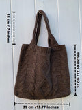 Handmade crochet handbag