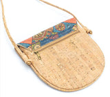 Natural cork crossbody bag