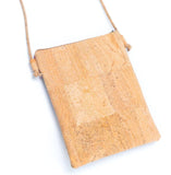 Natural cork crossbody bag