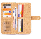 Natural cork wallet