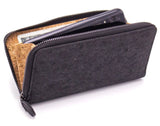 Natural cork wallet with a holder strap