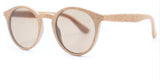 Natural cork sunglasses for women with UV protection