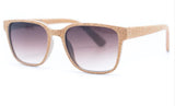 Natural cork sunglasses for men with UV protection