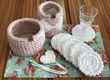 Handmade crochet baskets