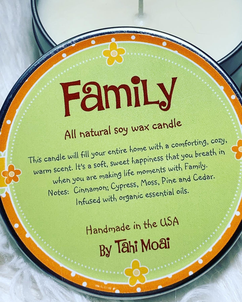All Natural American soy wax handmade candles (8 oz.) – Tahi Moai
