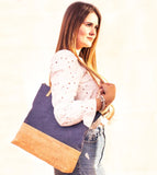 Natural cork hand / shoulder bag